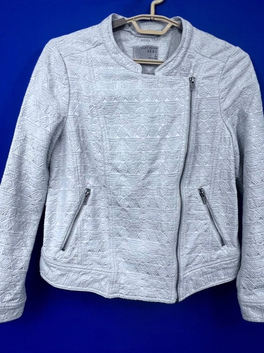 |•RUFF HEWN•| Gray Jacket Size Large